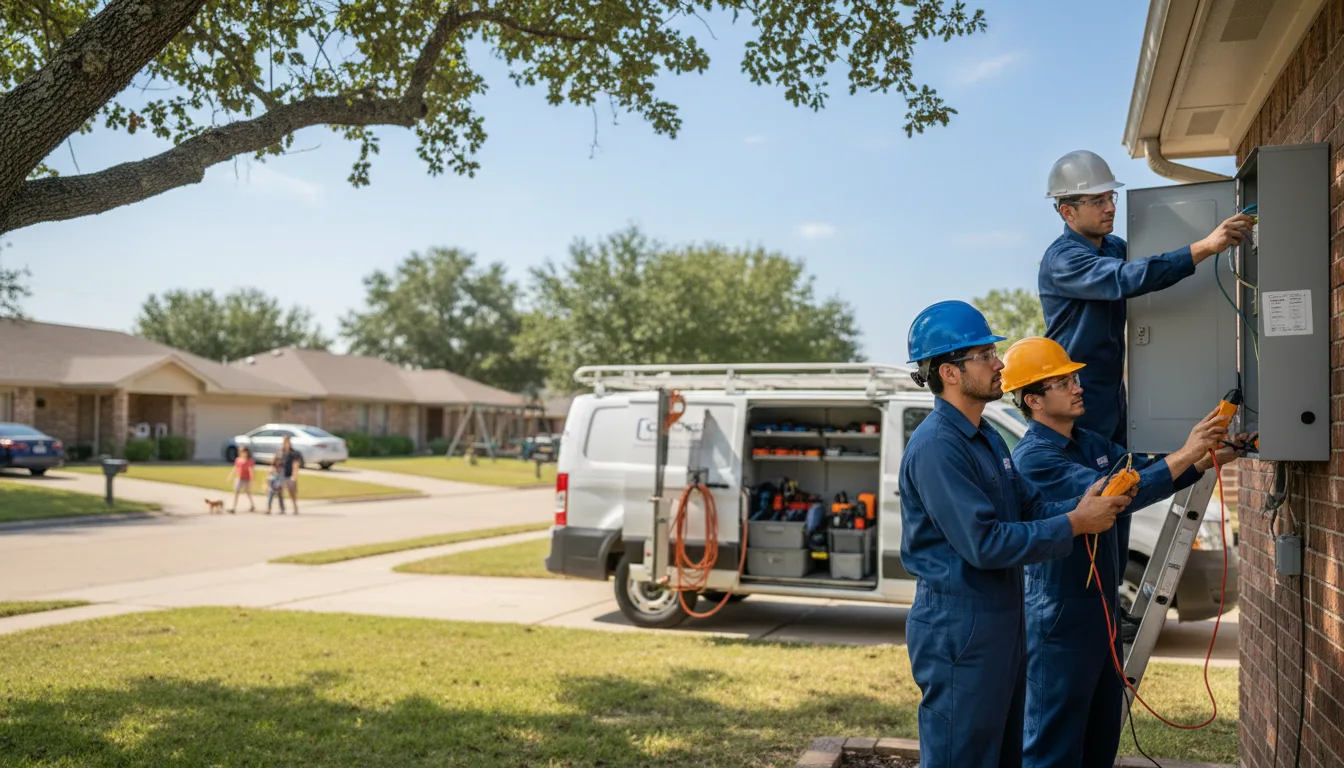 Certified electrician providing emergency electrical services in Broseley, MO